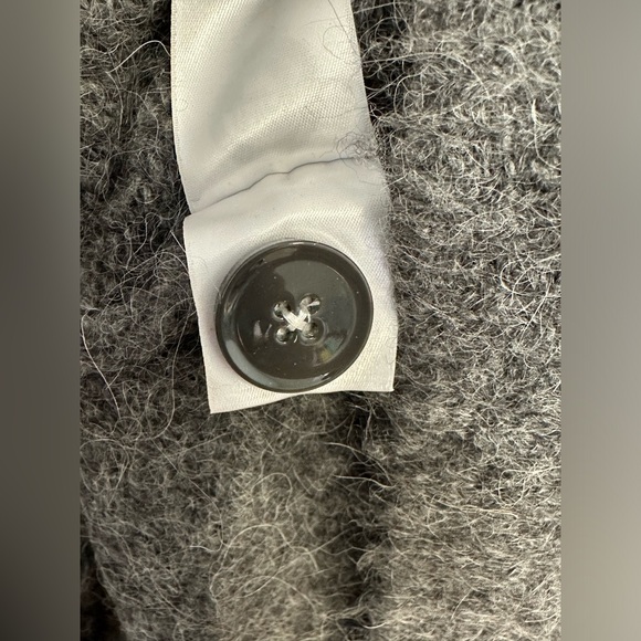 Everlane The Superfuzz Alpaca Cardigan in Dark Charcoal size Small. New with tag - Picture 14 of 14